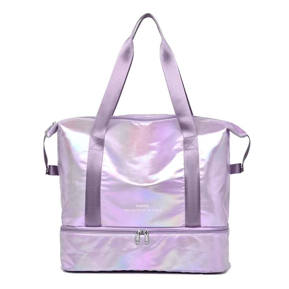 Duffle Bag Purple Iridescent